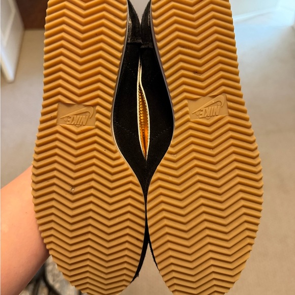 Nike Black and Gold Cortez Sneakers (rare) - Picture 2 of 5
